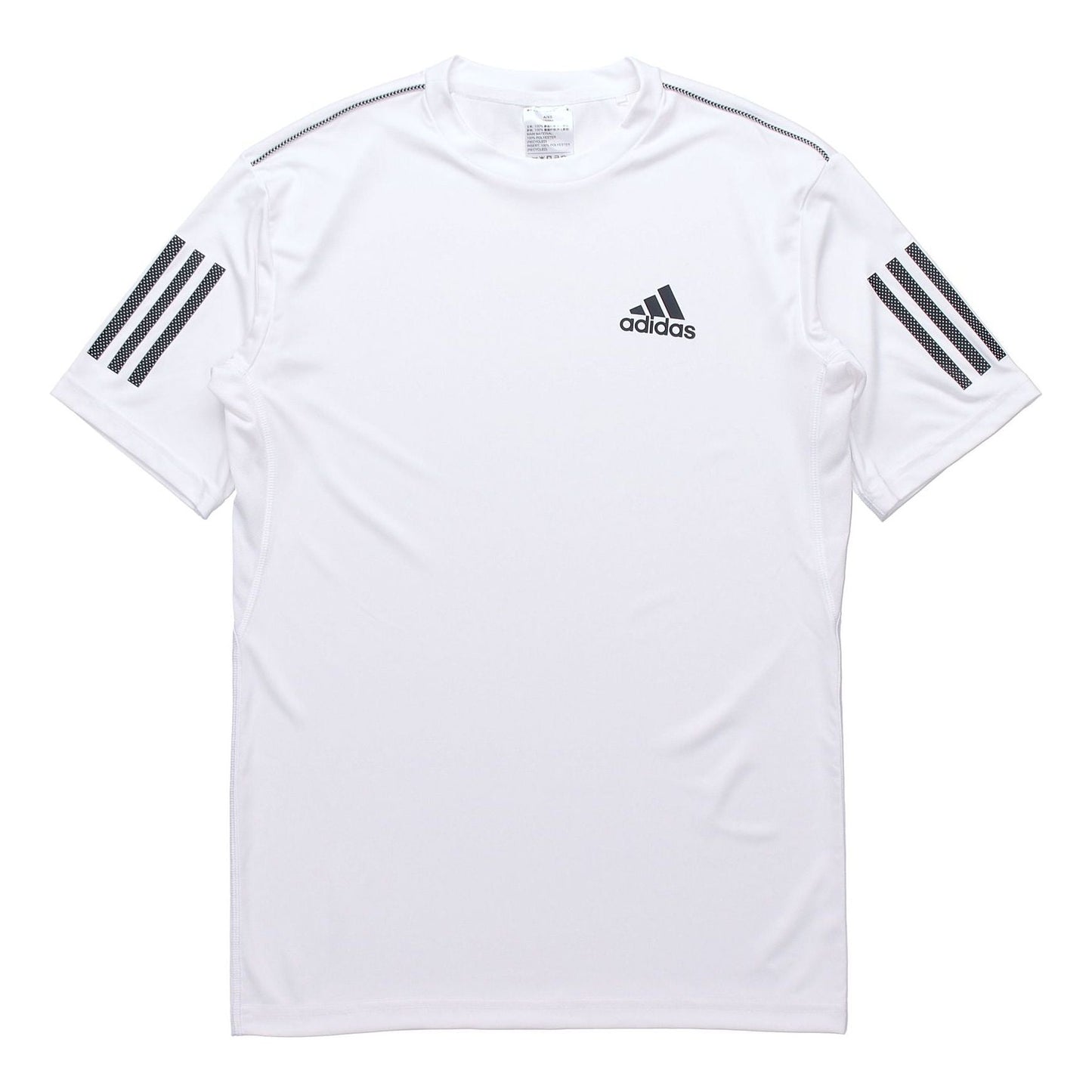 Men's adidas Club 3str Short Sleeve White T-Shirt DP2875