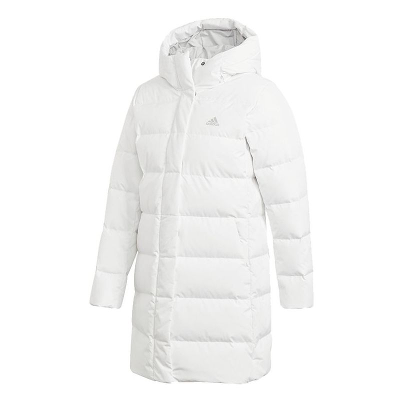 (WMNS) adidas Outdoor MID Down Coat Asia Sizing 'White' GE9992