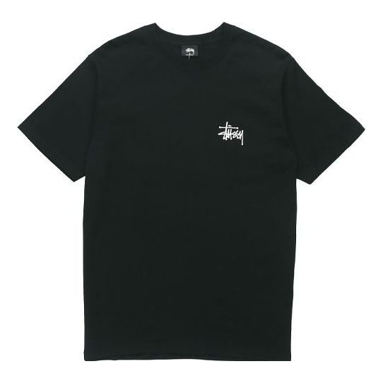 Stussy Classic Basic Printing Short Sleeve Unisex Black 1904257-1