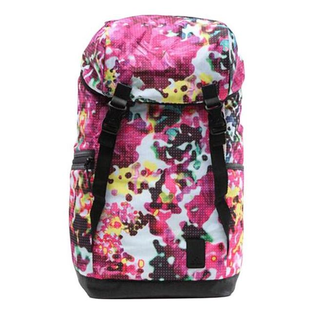 adidas Graffiti Printed Backpack 'Pink Black' AJ4284