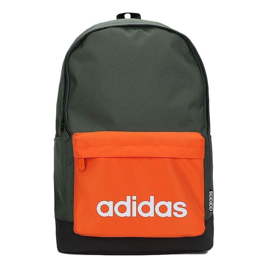 adidas Extra Large Classic Backpack 'Green Orange' H35717