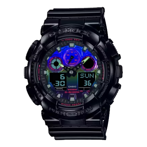 CASIO G-Shock Digial-Analog 'Black' GA-100RGB-1A