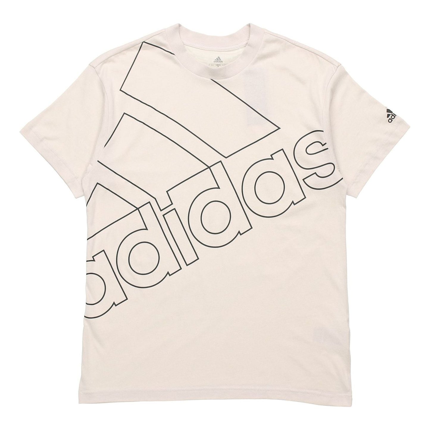 adidas U Favs Q1 T Casual Sports Round Neck Short Sleeve Creamy White GK9423