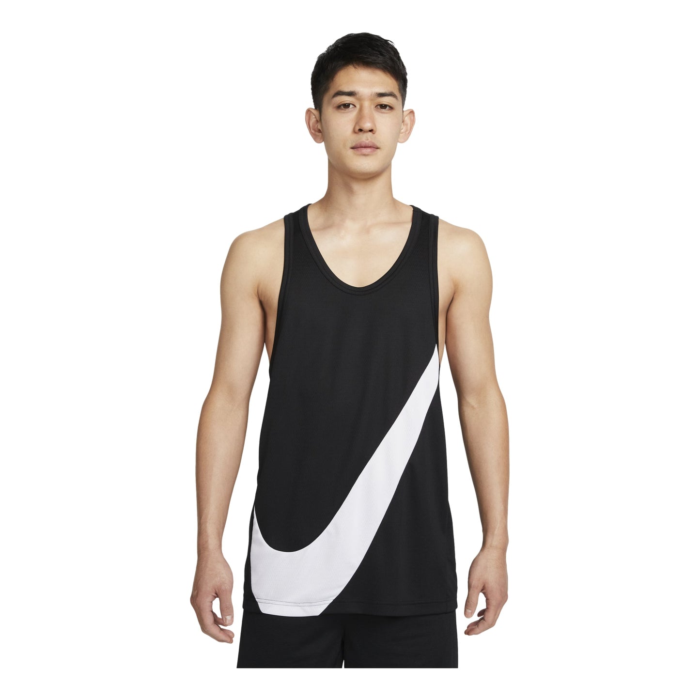Men's Nike Big Swoosh Training Quick Dry Breathable Basketball Jersey/Vest Black DH7133-013