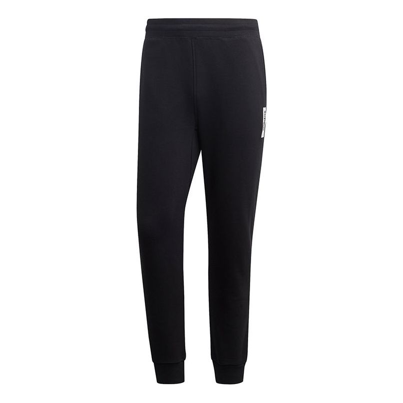 adidas Bb Tp Logo Print Foot Sport Trousers Men's Black EI4619