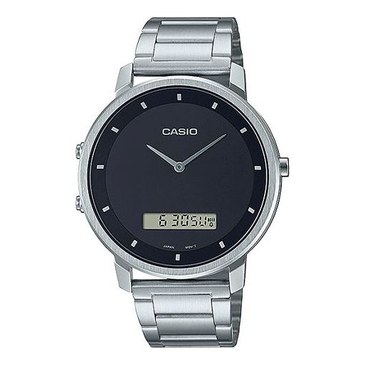 Casio Dress Classic Analog Watch 'Silver Black' MTP-B200D-1E