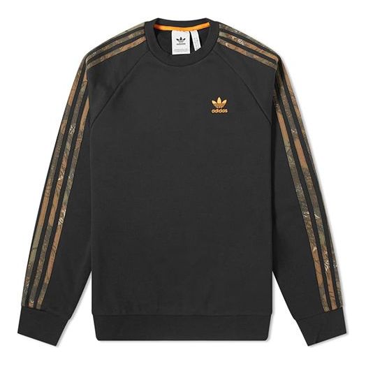 adidas originals Casual Sports Round Neck Pullover Black GD5947