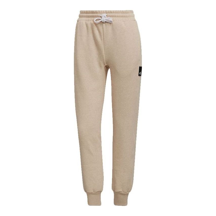(WMNS) adidas Studio Lounge Sweatpants Asia Sizing 'Beige' HE3097