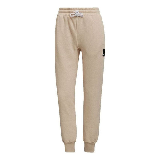 (WMNS) adidas Studio Lounge Sweatpants Asia Sizing 'Beige' HE3097