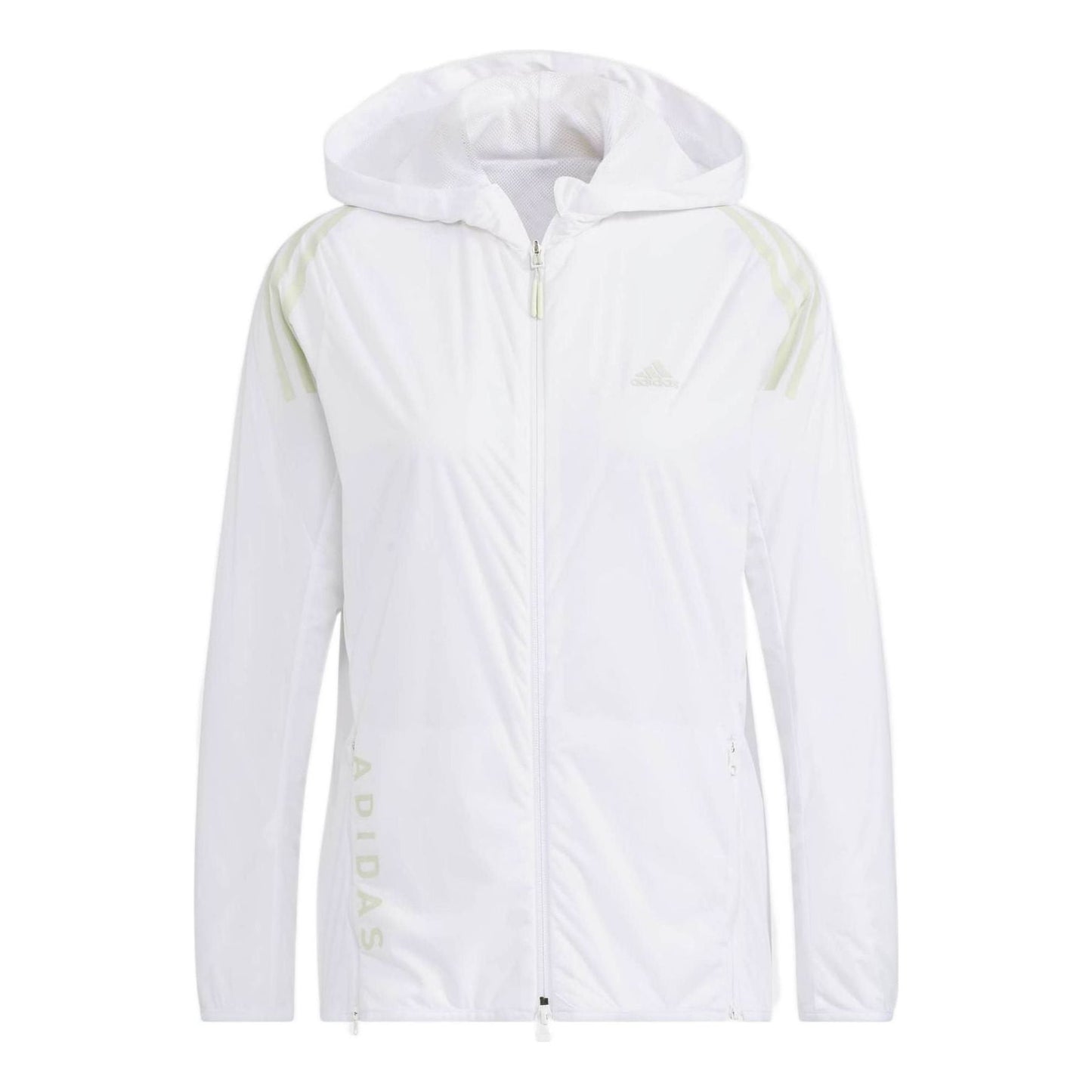 (WMNS) adidas Long-Sleeve Wind.Rdy 3-Stripes Jacket Asia Sizing 'White' HG8257