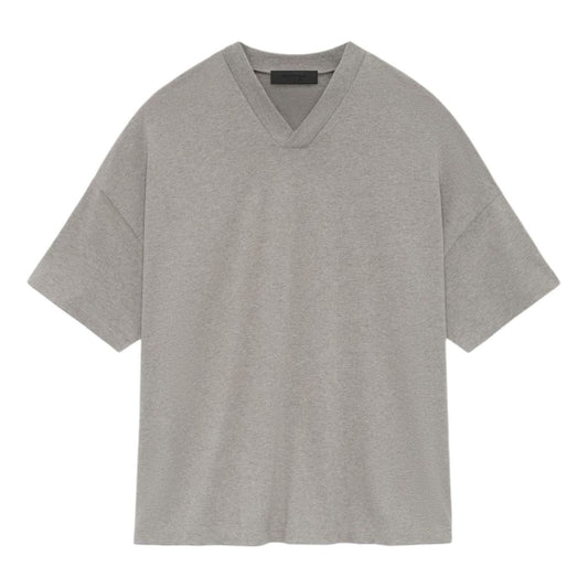 Fear of God Essentials SS24 V Neck T-shirt 'Heather Grey' 125SU244211F