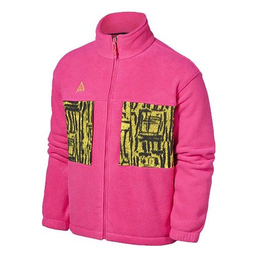 Men's Nike x ACG Fleece Zipper Pink Jacket BQ7198-666