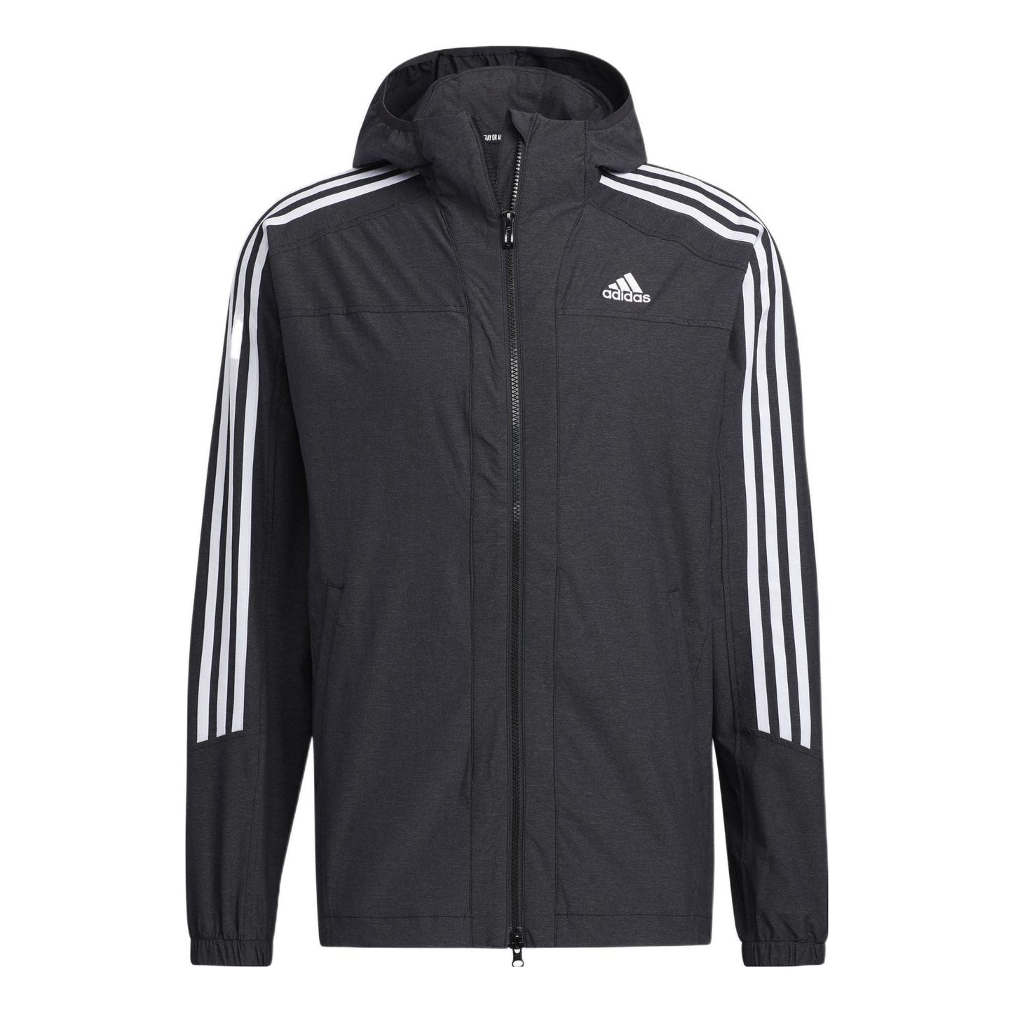 adidas M 3ST 247 CL JK Contrasting Colors Stripe Sports Hooded Jacket Black HC9962