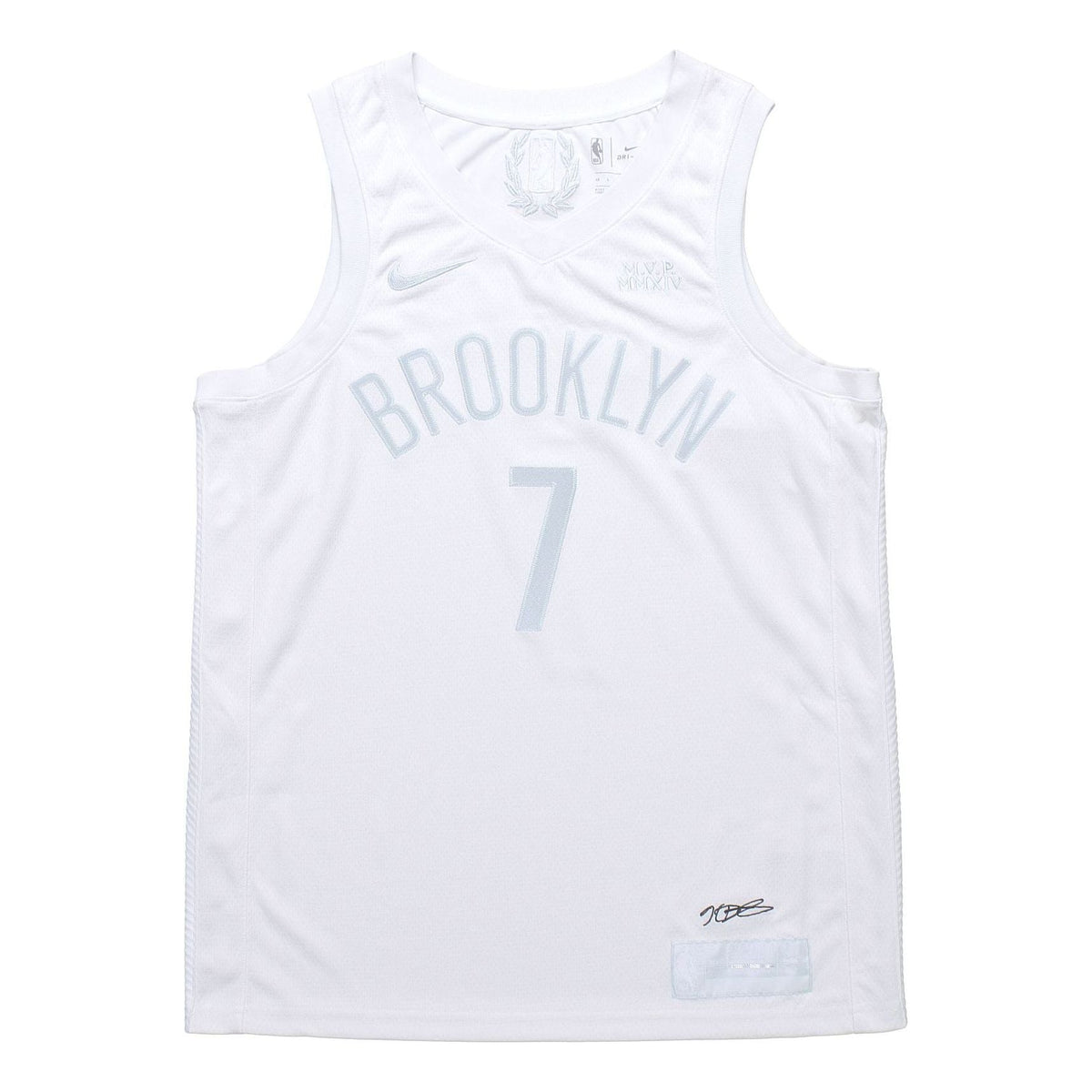 Nike Men Basketball NBA Jersey Kevin Durant 20 Swingmen Jersey Basket Pria White CW7449-100