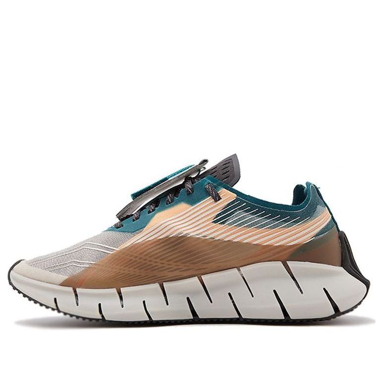 Reebok Zig 3D Storm Sports Shoes Grey/Green/Orange FX7632