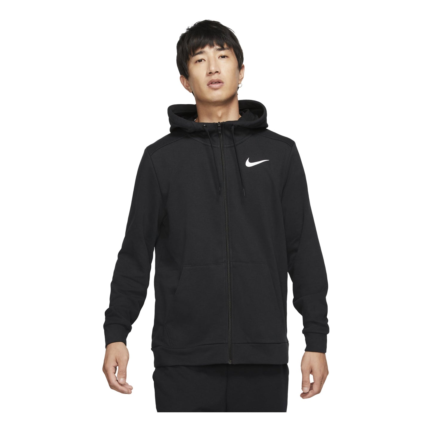 Nike Dry Fleece Full Zip Hoodie Asia Sizing 'Black' CZ6377-010