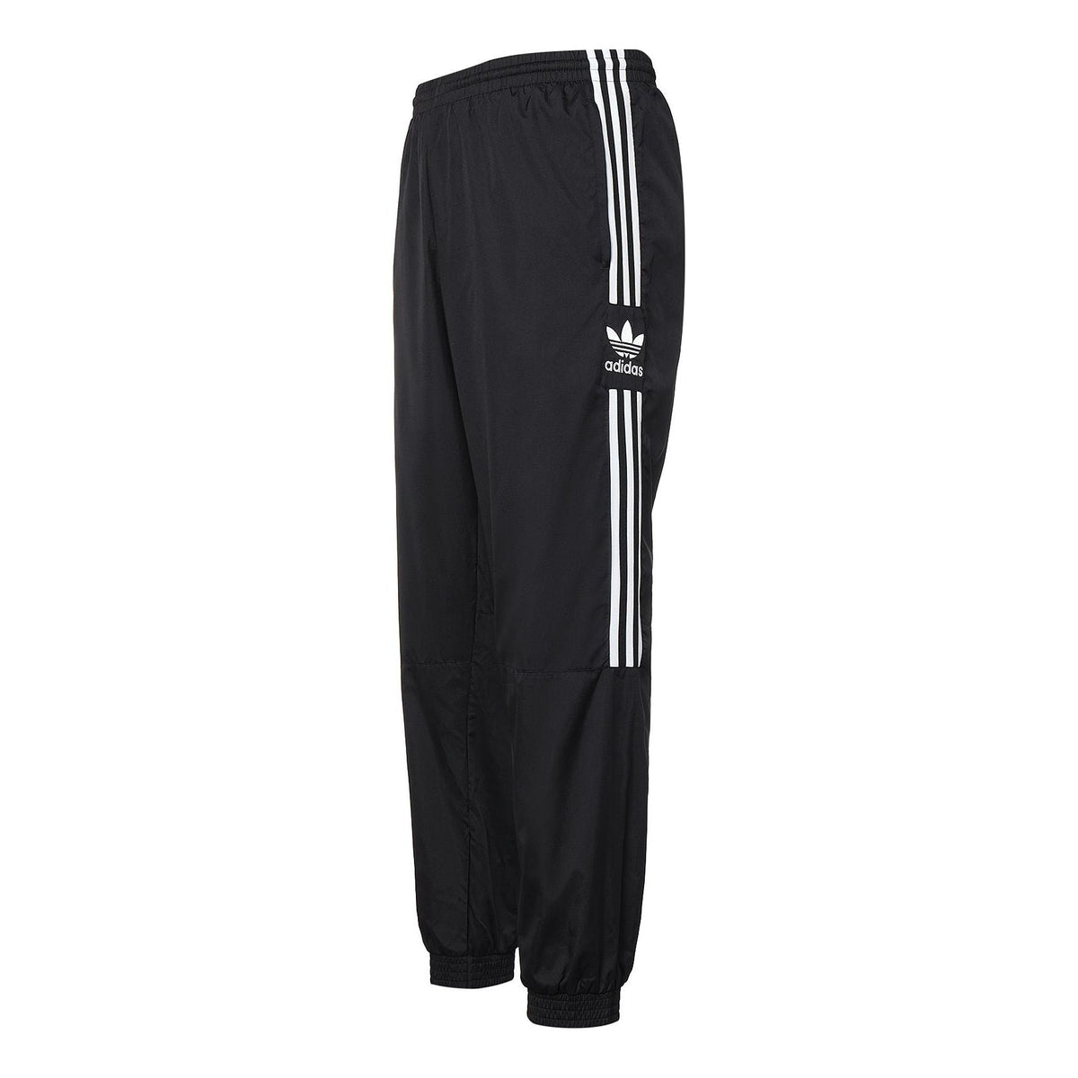 adidas originals Lock Up Track Pants Classic Stripe Sports Long Pants Black FM9886