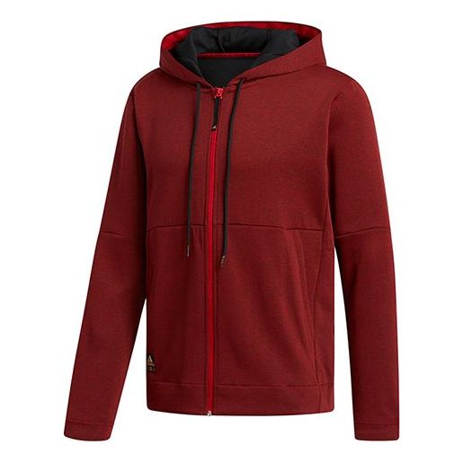 adidas CNY CU Hoodie Basketball Sports Hooded Jacket Red FQ0433