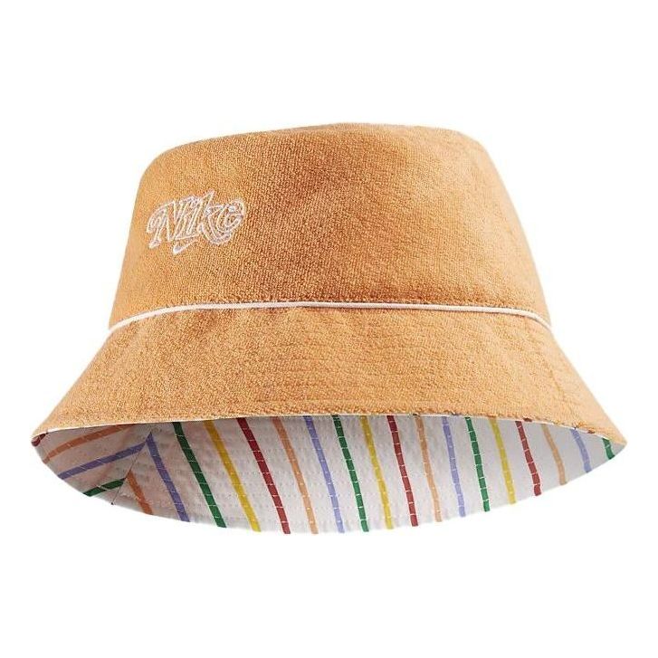 (WMNS) Nike Sportswear Reversible Bucket Hat 'Orange' CU7260-871