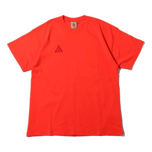 Nike x ACG Small Logo Casual Short Sleeve Red BQ7343-634