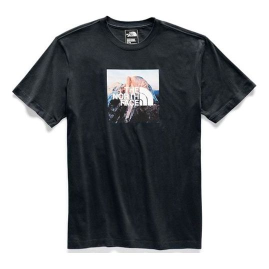 THE NORTH FACE Men's Clean Ascent Tee Box Logo Print Black NF0A3X6UJK3