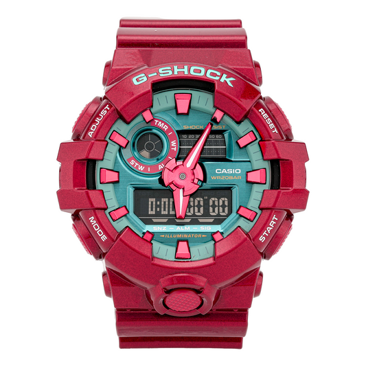 CASIO G-Shock Analog-Digital 'Red' GA-700DBR-4A