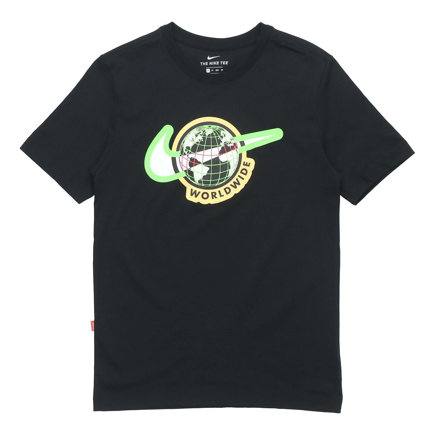 Nike SPORTSWEAR worldwide Sports Printing Short Sleeve Black CW0387-010