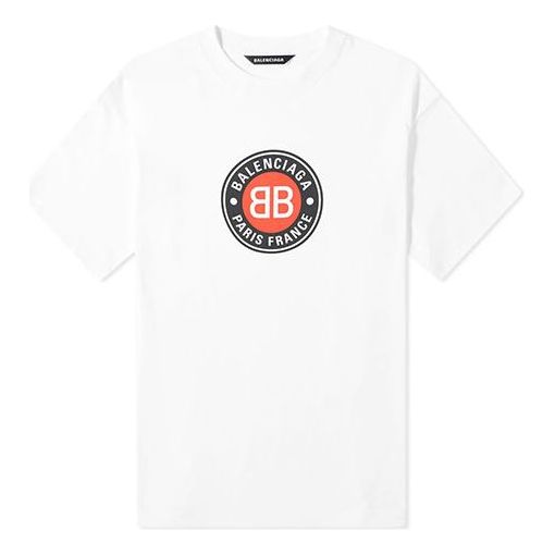 Balenciaga SS21 BLogo Tee 612966TDVJ69000