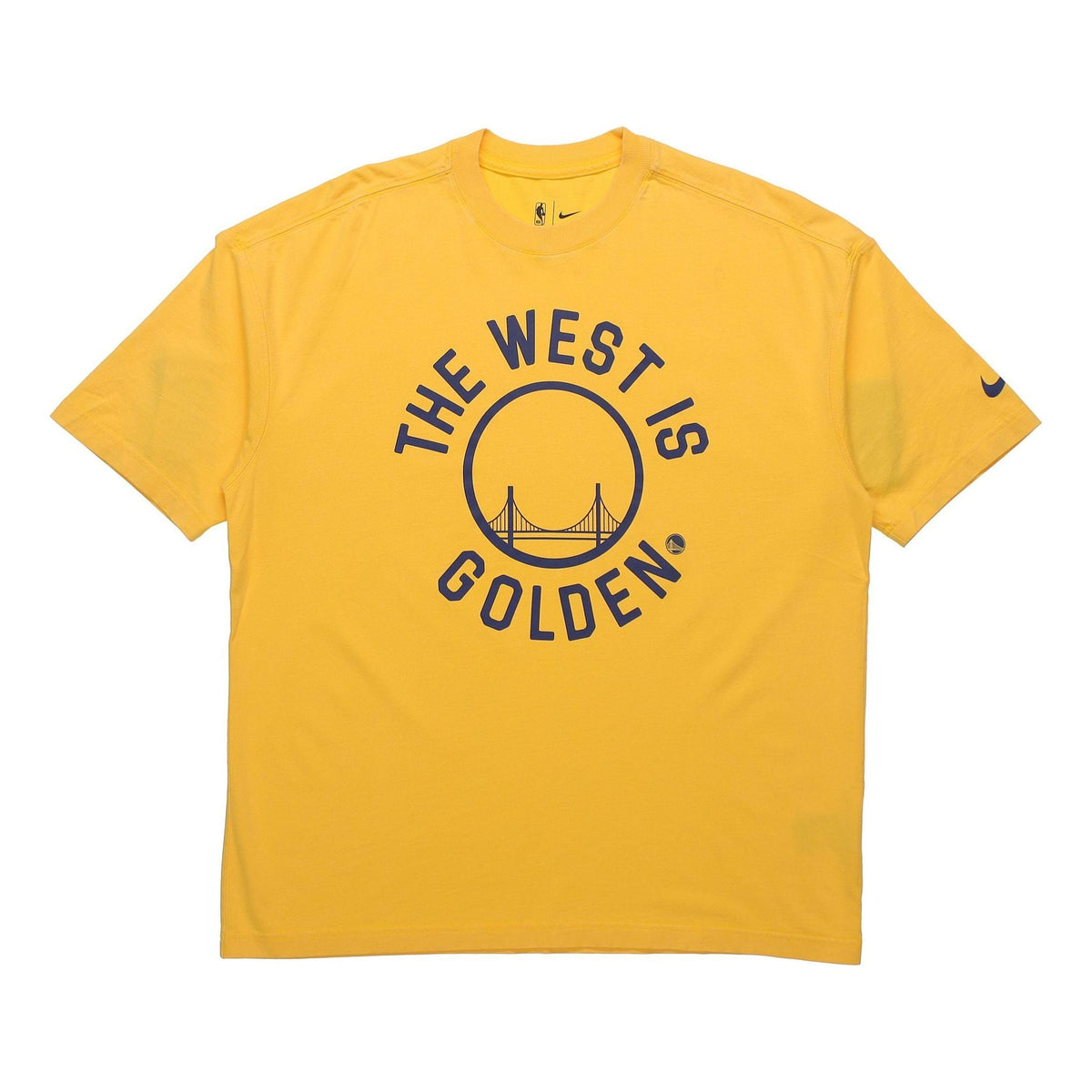 Nike Golden State Warriors NBA Short Sleeve Yellow AT2322-728