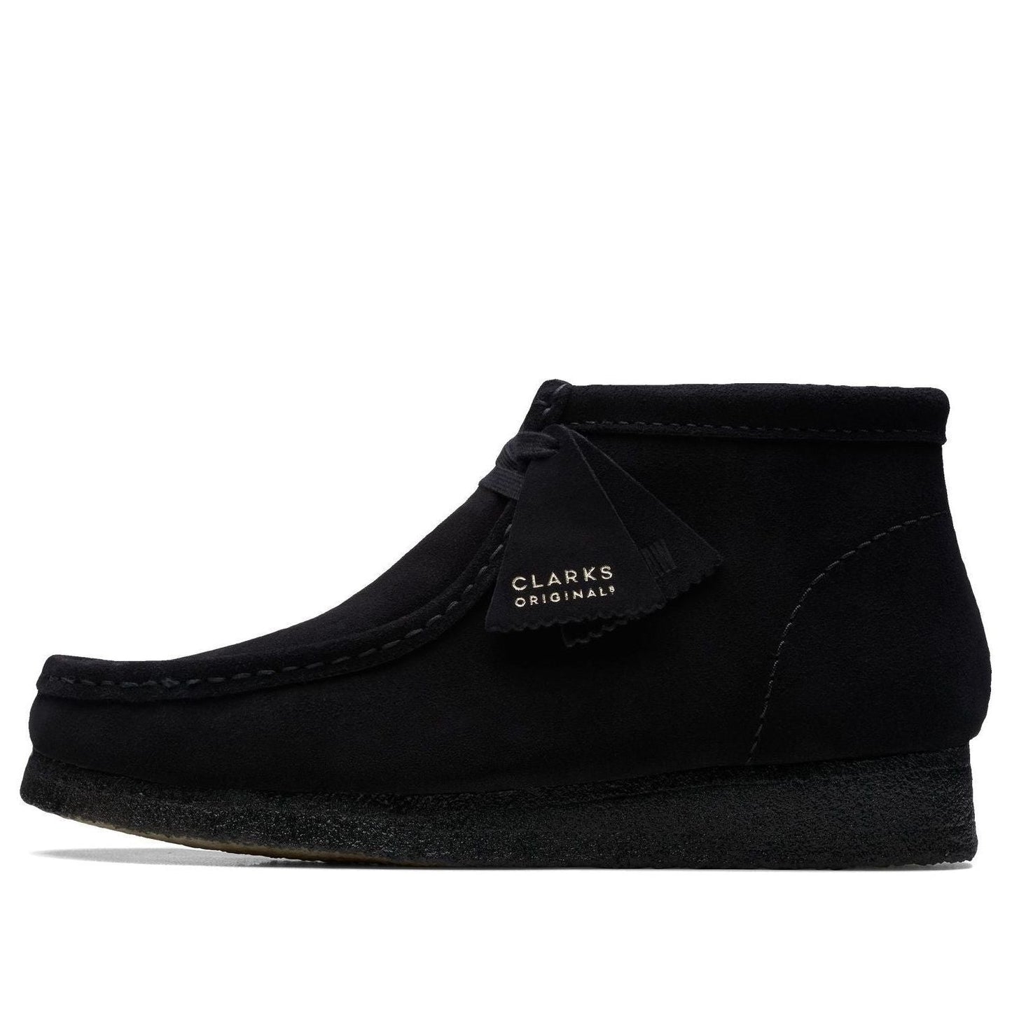 Clarks Wallabee Boots 'Black Suede' 261555177