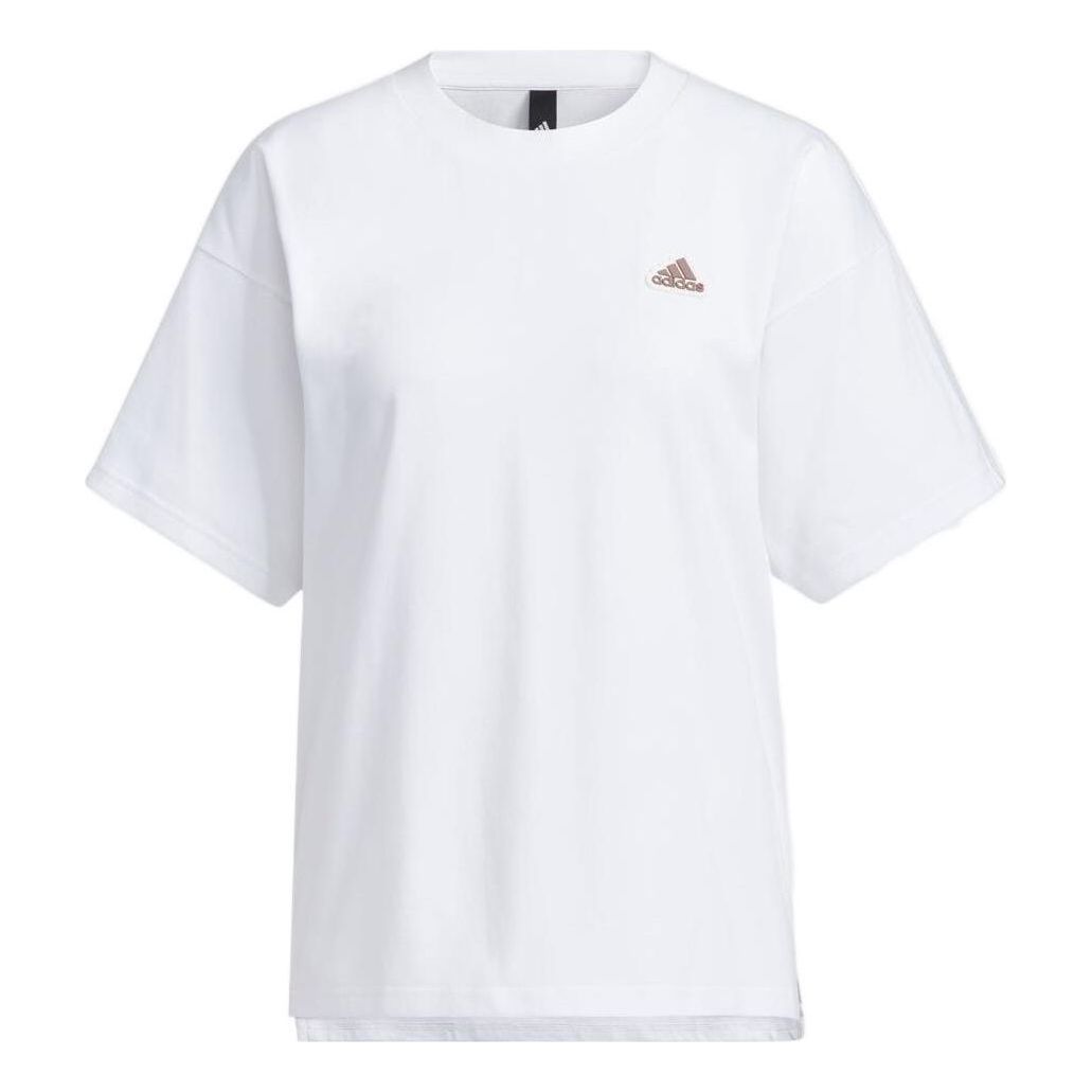 (WMNS) adidas Word T-Shirt Asia Sizing 'White' IA5249