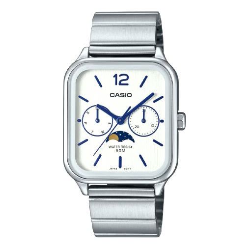 CASIO Monophase Quartz Stainless Steel 'White Silver' MTP-M305D-7AV