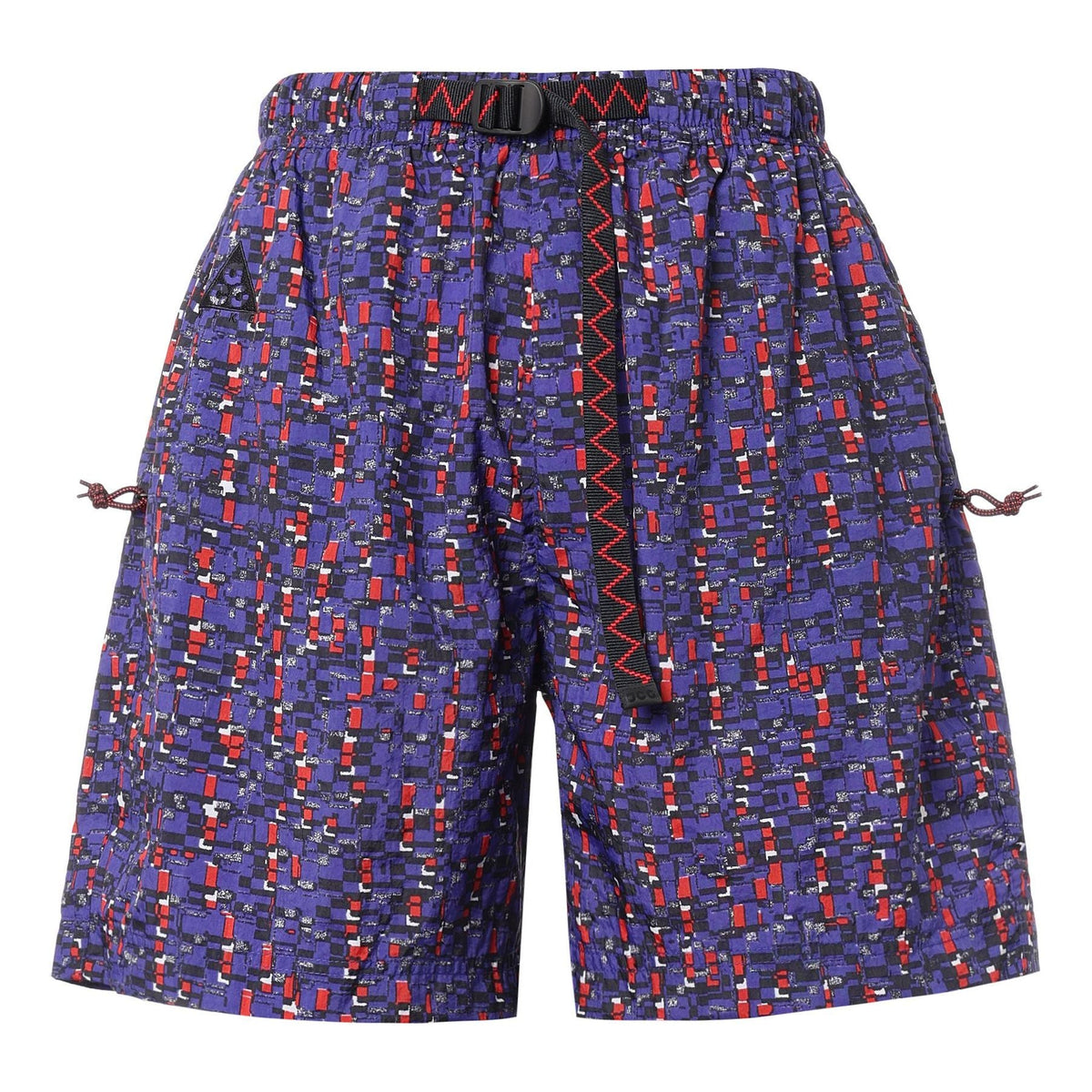 Nike x ACG Retro Woven Printing Shorts Blue Red Bluered CT6333-010