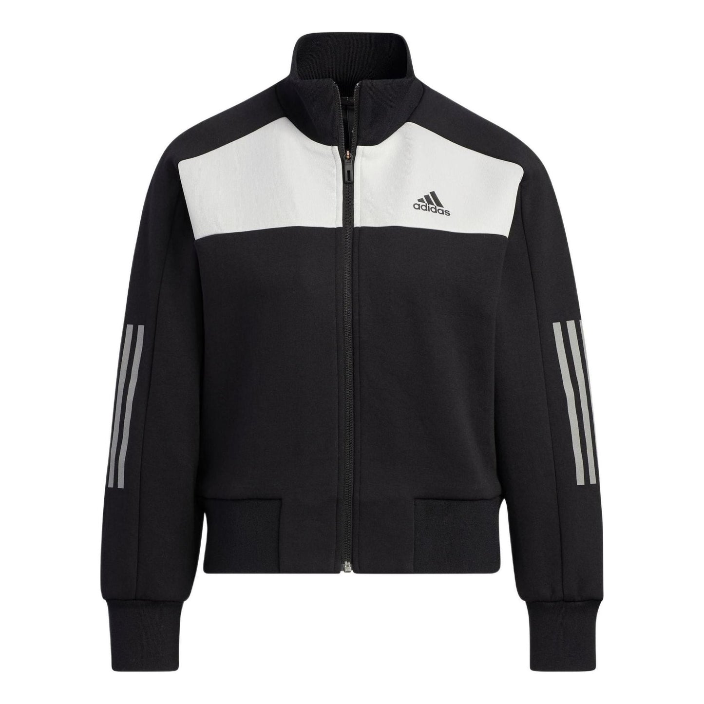 (WMNS) adidas Ust Jacket Oct T1 Asia Sizing 'Black White' HM7090