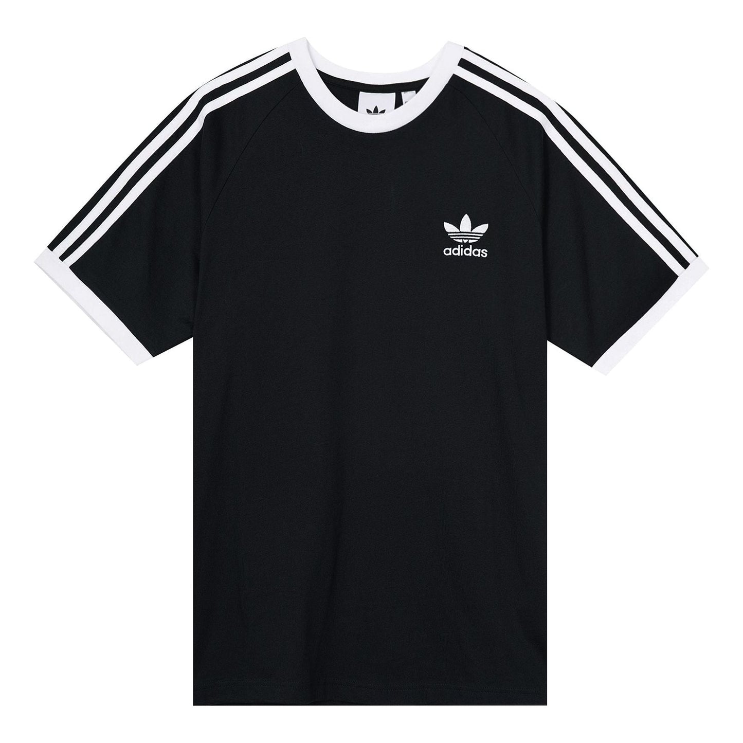 adidas originals Adicolor Classic s 3 Bands Embroidery Logo Sport Short Sleeve Men's Black GN3495