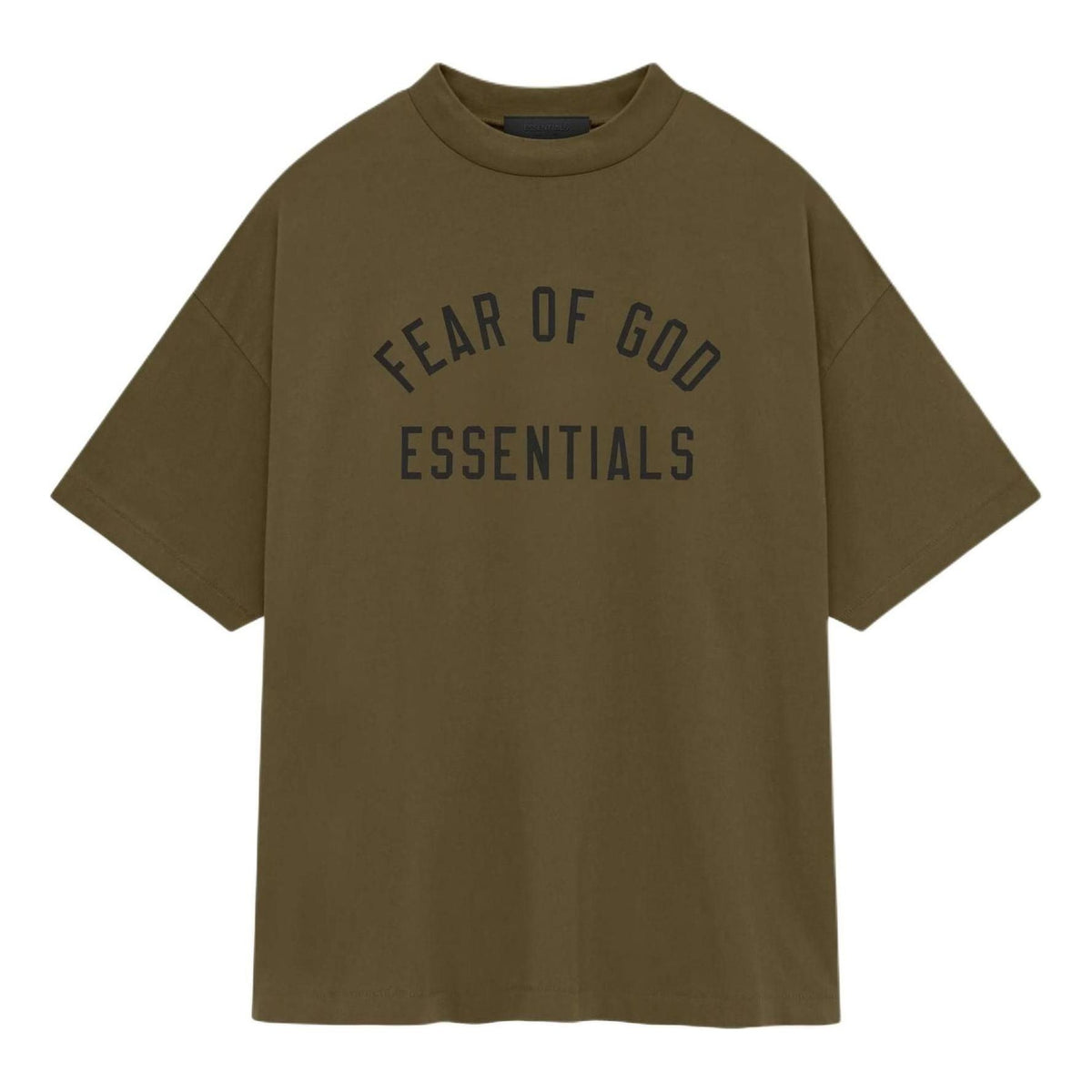 Fear of God Essentials Jersey Crewneck Tee 'Olive' 125BT244194F