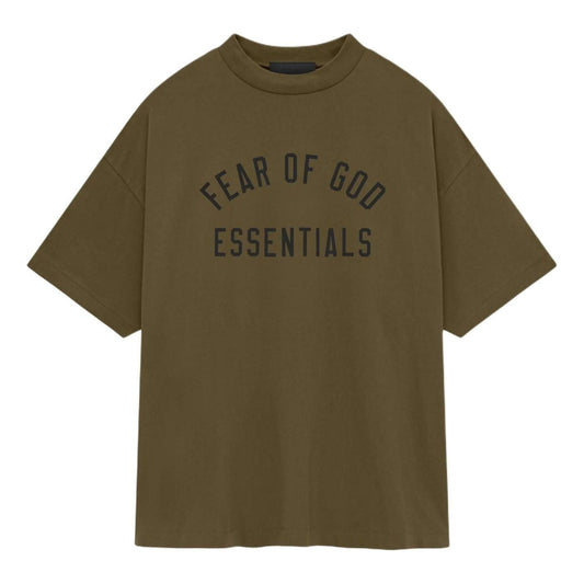 Fear of God Essentials Jersey Crewneck Tee 'Olive' 125BT244194F