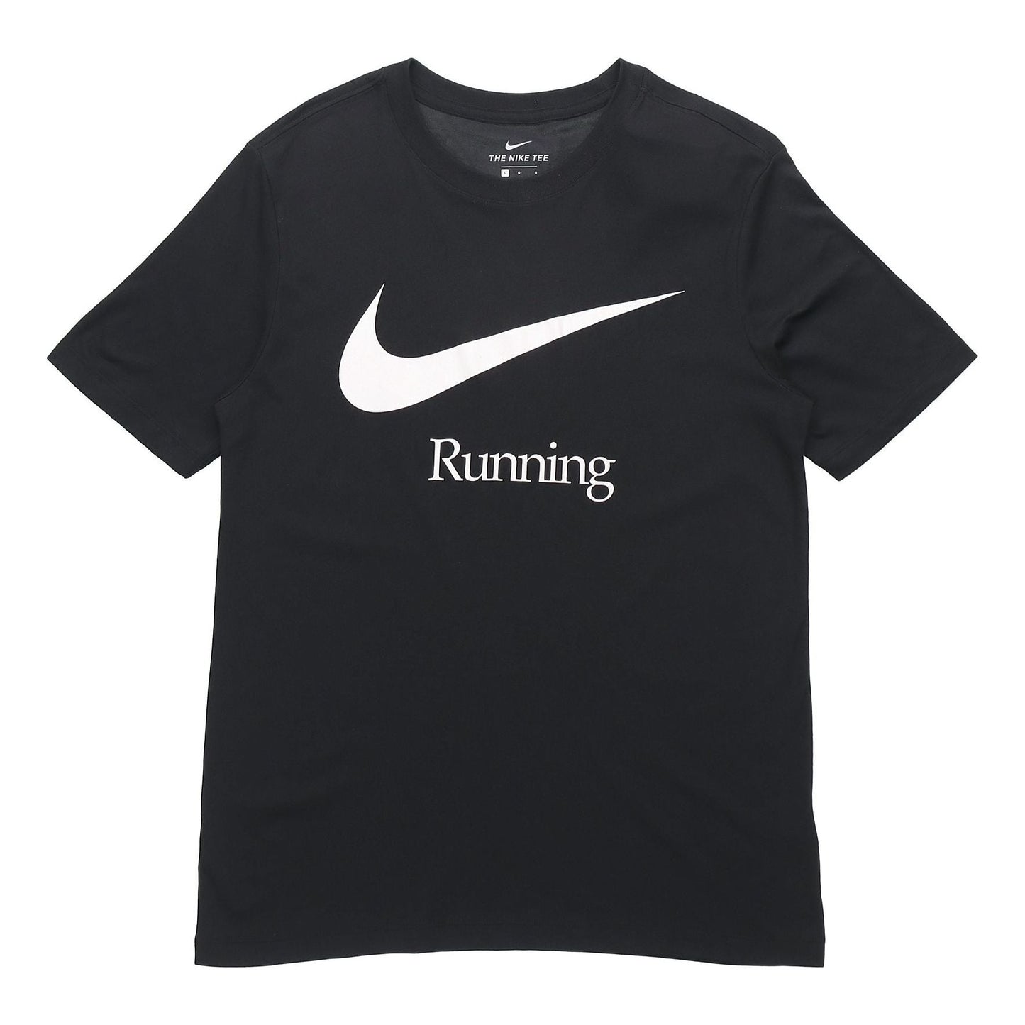 Nike Dri-FIT Logo Printing Sports Quick Dry Short Sleeve Black DB5590-010