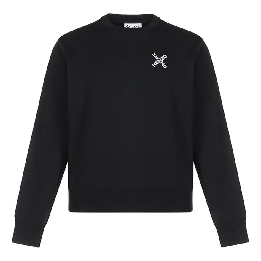 Men's KENZO Little X Round Neck Sports Black FA65SW0014MS-99