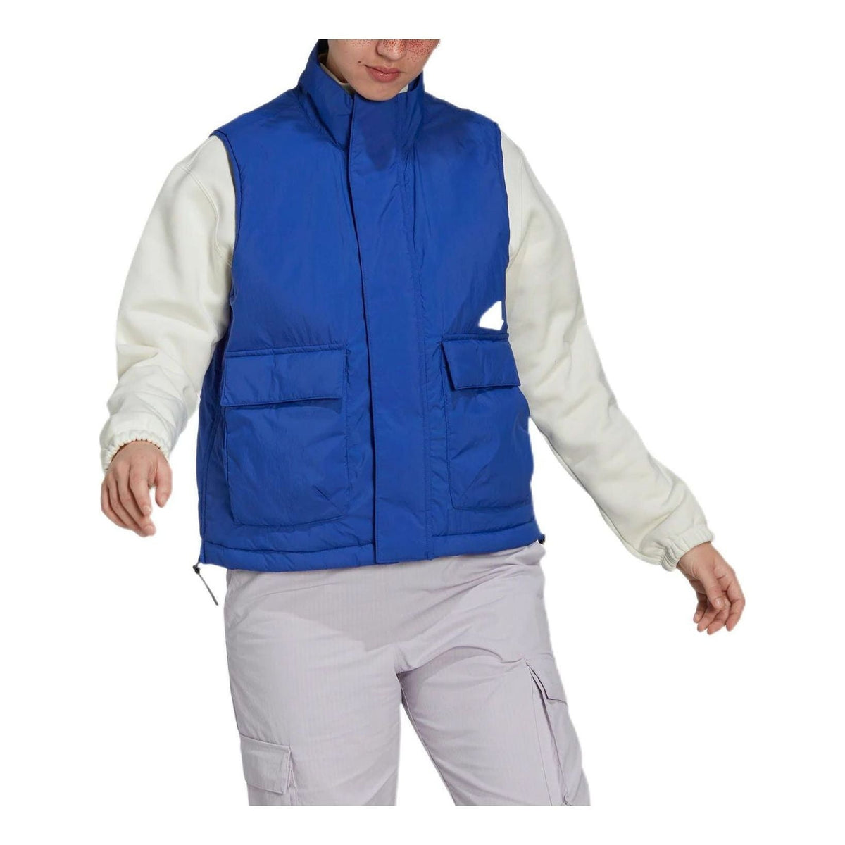 (WMNS) adidas Puffer Vest Asia Sizing 'Blue' HM2903