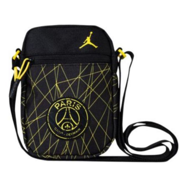 Air Jordan x Paris Saint-Germain Festival Bag 'Black Yellow' FJ9735-010