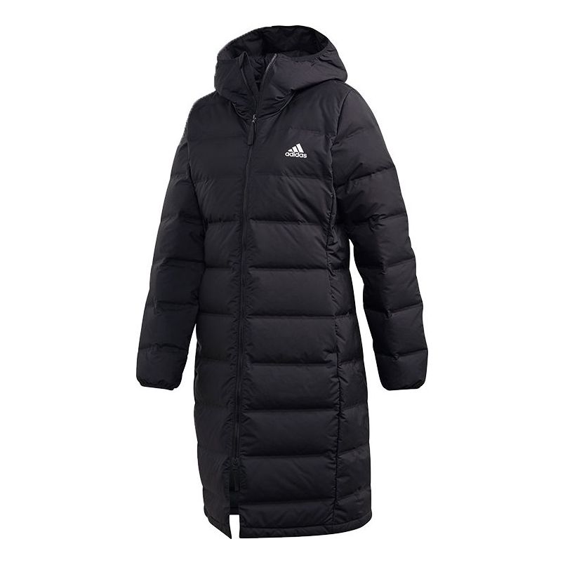 (WMNS) adidas Helionic Down Parka Jacket Asia Sizing 'Black' FT2574