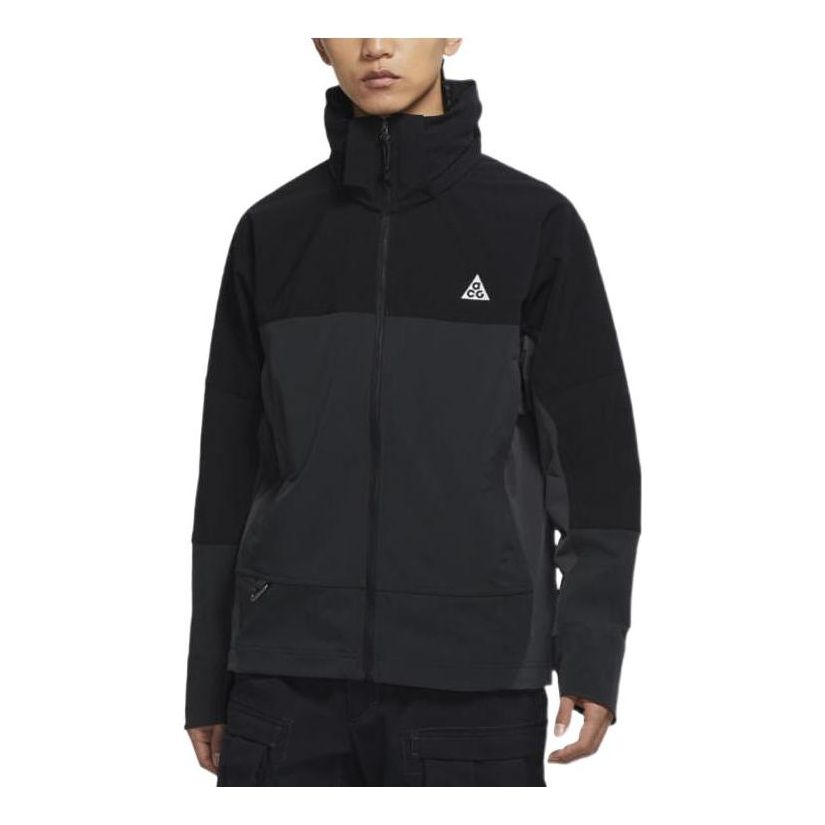 Nike x ACG sun Farer Outdoor Solid Color Sports Hooded Jacket Black DH3104-045