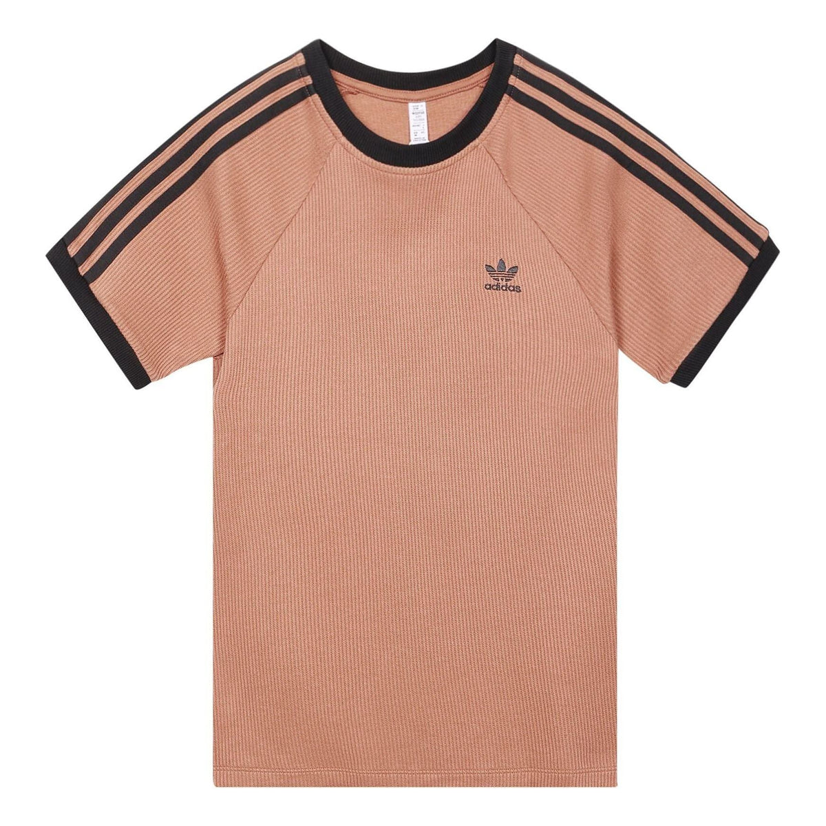 (WMNS) adidas 3-Stripes Slim T-Shirt Asia Sizing 'Pink Black' IC5464