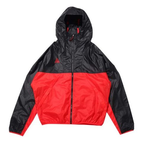 Men's Nike x ACG Sports Hooded Jacket Black Red CK7239-657