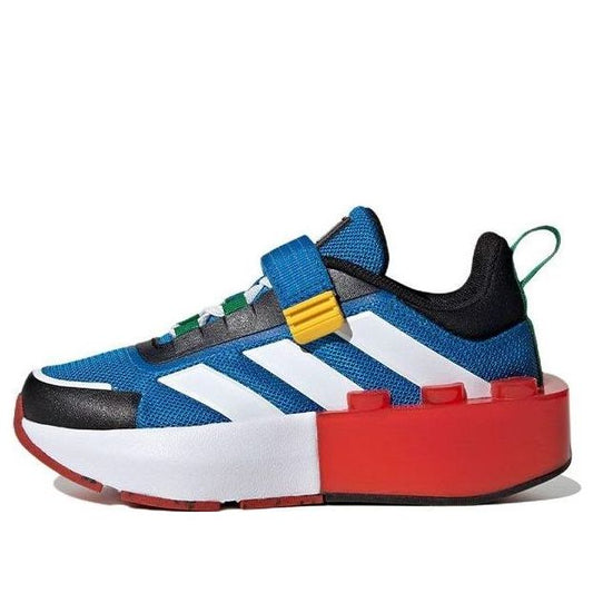 (GS) adidas Tech Runner EL x LEGO 'Shock Blue White' HP5879