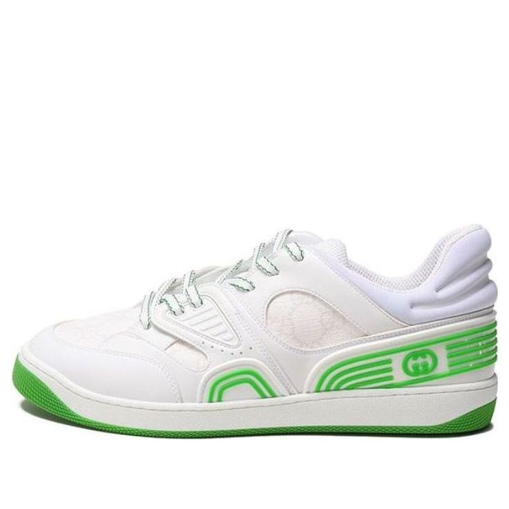 (WMNS) Gucci Basket 'White Green' 700290-2SHG0-9089