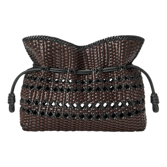 (WMNS) Loewe Medium Flamenco Clutch 'Black Brown' A411FC1XDN-1103