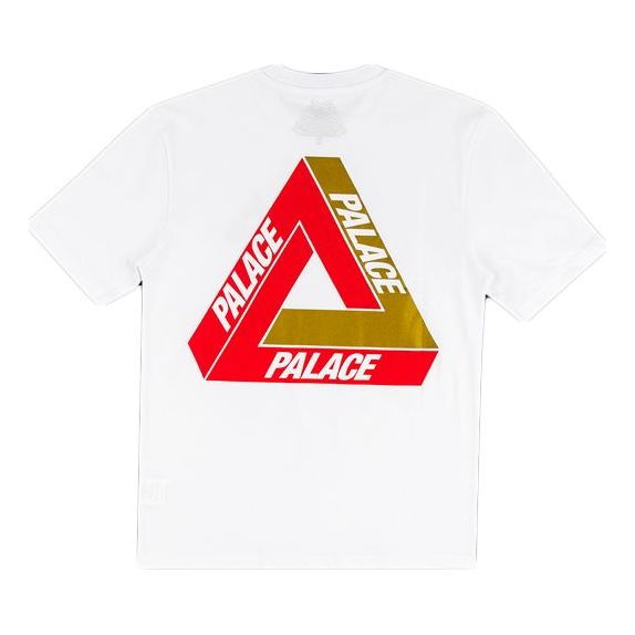 Men's PALACE Chi-ferg Tee Shanghai limited Chi-Ferg Pattern Printing Short Sleeve White P17TS162