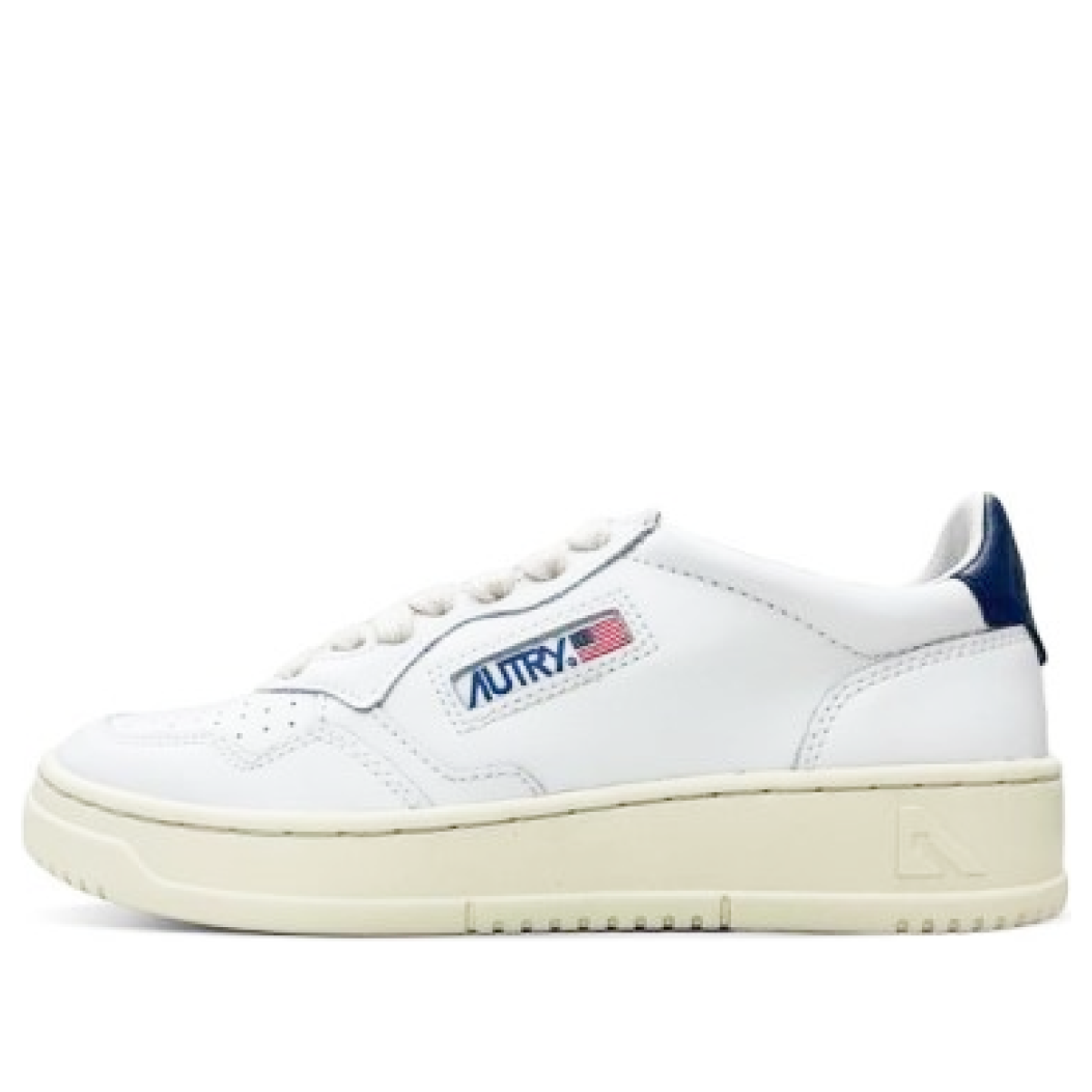 Autry Medalist Low Leather 'White Black' AULM-LL22